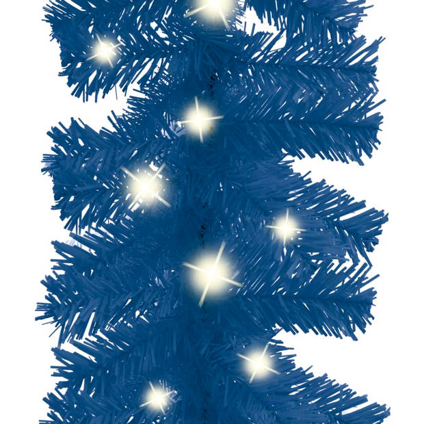 The Living Store Kerstslinger Blauw 5m - LED verlichting - 75 LEDs - 450 takken