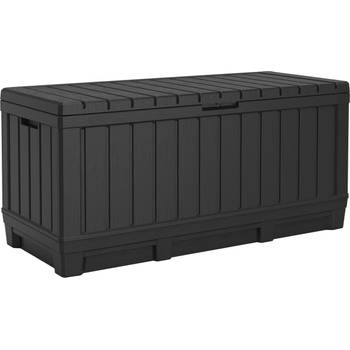 Keter Kentwood Opbergbox - 128x53.6x59 cm - 350 L - Grafiet