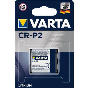 Varta niet-oplaadbare batterijen CRP2 lithium foto batterij 6 V 1300 mAh 1-blister