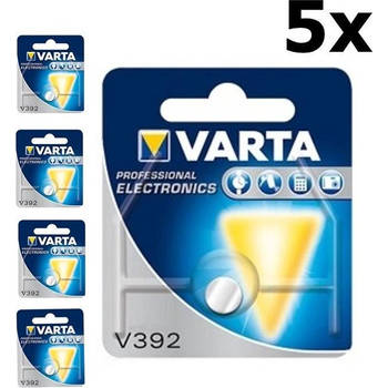 5 Stuks - Varta V392 38mAh 1.55V knoopcel batterij