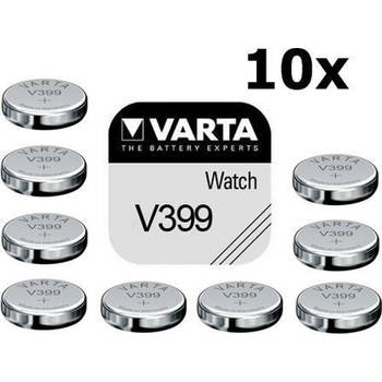 Varta V399 42mAh 1.55V knoopcel batterij - 10 stuks