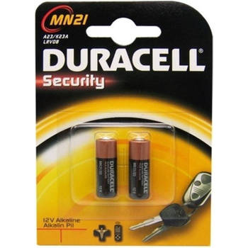 Duracell A23 23A MN21 K23A Security 12V alkaline batterij - 6 Stuks (3 Blisters a 2 stuks)