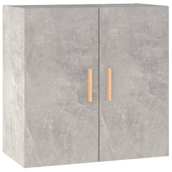 vidaXL Wandkast 60x30x60 cm bewerkt hout betongrijs