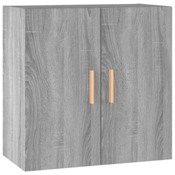 vidaXL Wandkast 60x30x60 cm bewerkt hout grijs sonoma eikenkleurig