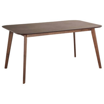 Beliani EPHRATA - Eettafel-Donkere houtkleur-MDF