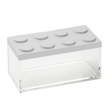 Omada - Brickstore - Voorraadpot - Stapelbaar - Modulair - 1,5 liter - Wit