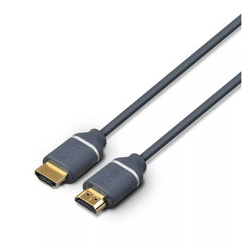 Philips HMDI Kabel SWV5610G - 1.5 M - HDMI naar HDMI - 4K en UHD 2160p - Grijs