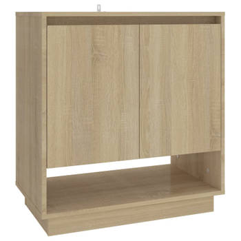 vidaXL Dressoir 70x41x75 cm bewerkt hout sonoma eikenkleurig