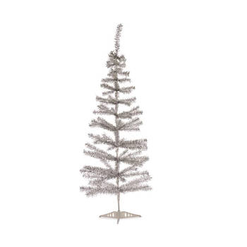 Krist+ Kunst kerstboom - klein - zilver - 120 cm - Kunstkerstboom
