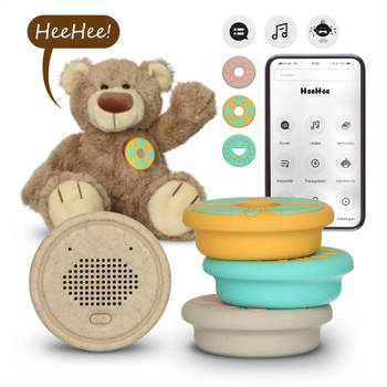 Alecto HeeHee - Baby Spraak Button - Maak van je Knuffel een Interactief Vriendje