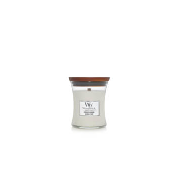 WoodWick Geurkaars Mini Smoked Jasmine - 8 cm / ø 7 cm