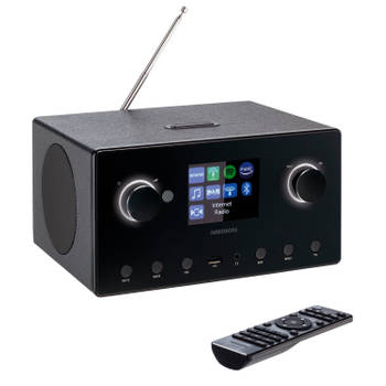 Medion P85444 - Internetradio - DAB+ - Bluetooth - Wifi - Zwart