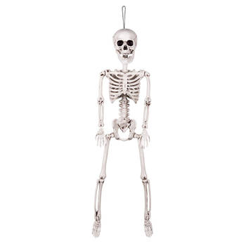 Hangende horror decoratie skelet 60 cm - Halloween poppen