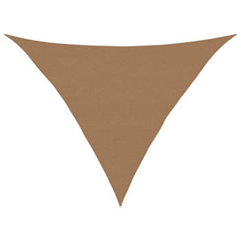 vidaXL Zonnezeil 160 g/m² 5x5x6 m HDPE taupe