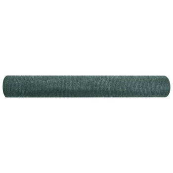 The Living Store Tuinscherm HDPE Privacy - 3.6 x 10 m - Groen