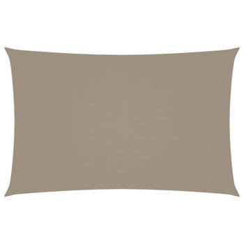 vidaXL Zonnescherm rechthoekig 2,5x5 m oxford stof taupe