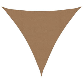 vidaXL Zonnezeil 160 g/m² 4,5x4,5x4,5 m HDPE taupe