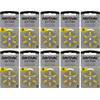 Rayovac Extra Hoorbatterijen 10 Geel 60 pack