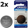 Panasonic Lithium CR3032 500mAh 3V knoopcel batterij - 2 stuks