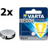 2 Stuks - Varta V377 27mAh 1.55V knoopcel batterij