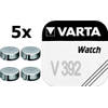 5 Stuks - Varta V392 38mAh 1.55V knoopcel batterij