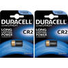 2 Stuks - Duracell CR2 EL1CR2 RLCR2 DR2R 3V Lithium batterij