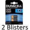 4 Stuks (2 Blisters a 2 st) Duracell CR2 High Power Lithuim Batterij