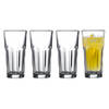 Excellent Houseware Longdrink glazen set - 4x - glas - 280 ml - water glazen - vaatwasser bestendig - Longdrinkglazen