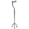 Aidapt - wandelstok - 4 poot - afstand poten 12 cm - verstelbaar 71,5 - 96.5 cm hoog - max 127 kg