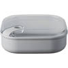 Omada - Pull Box Lunchbox Vierkant Laag 1 liter - Polypropyleen - Grijs