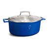 Saveur Selects Braadpan Ovaal Voyage - Classic Blue - ø 30 cm - geëmailleerde anti-aanbaklaag