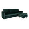 Firenze Chaise longue bank velours, groen.