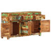 The Living Store Dressoir Valley - Opbergkast - 110 x 30 x 65 cm - Massief gerecycled hout