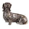 Clayre & Eef Decoratie beeld hond Hond 23 cm Zilverkleurig Polyresin Woonaccessoires Zilverkleurig Woonaccessoires