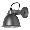 Wandlamp Industrial Ø12cm Antique Zink