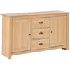 Beliani LANSIN - Sideboard-Lichte houtkleur-Vezelplaat