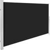 tectake - Uitschuifbaar aluminium windscherm tuinscherm 200 x 300 cm zwart 401531