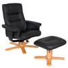 tectake® - TV Fauteuil - Relaxstoel met Kruk - 401058