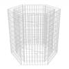 vidaXL Gabion plantenbak verhoogd zeshoekig 100x90x100 cm