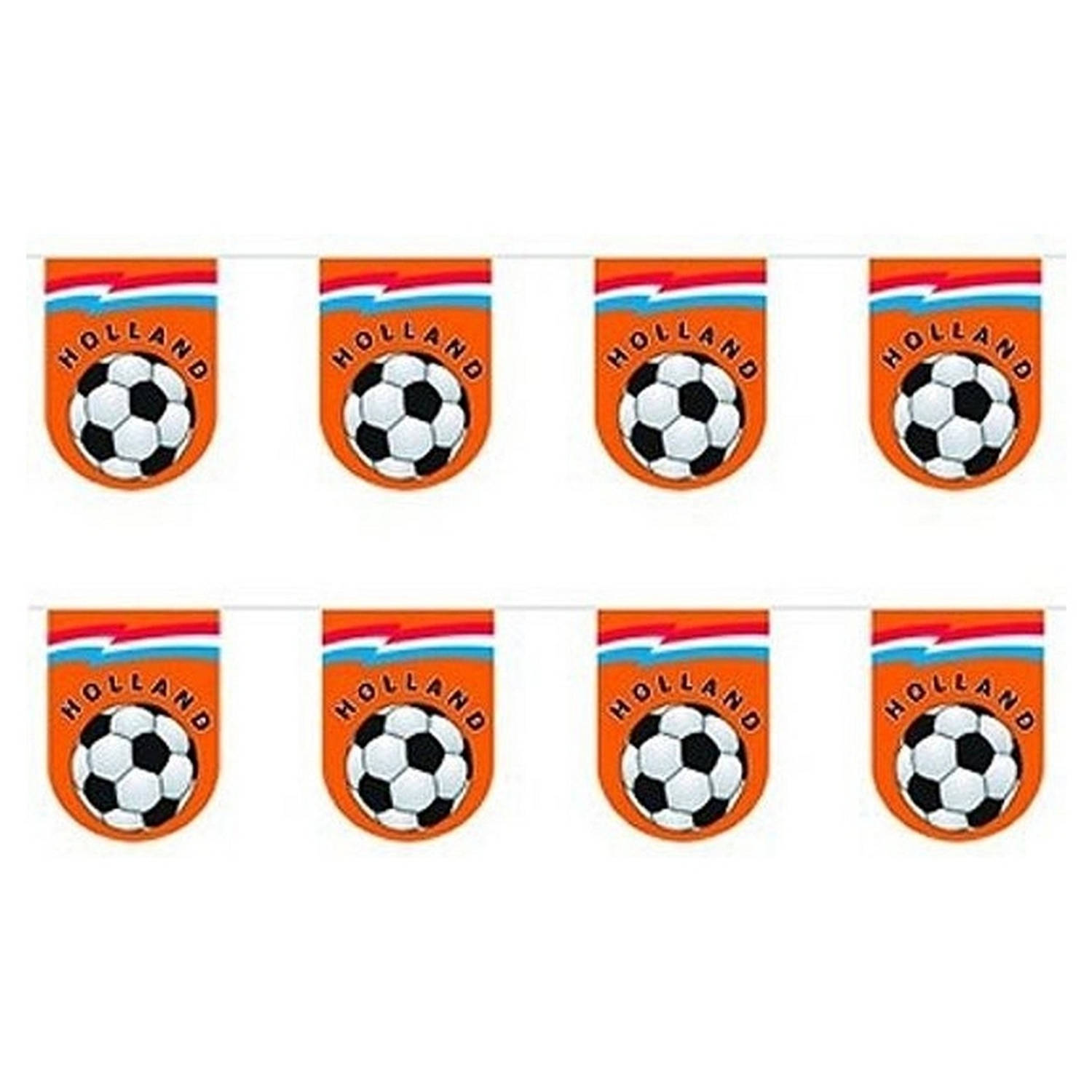 Oranje Vlaggenlijn 10 Meter 'Holland' Koningsdag Ek-wk Voetbal