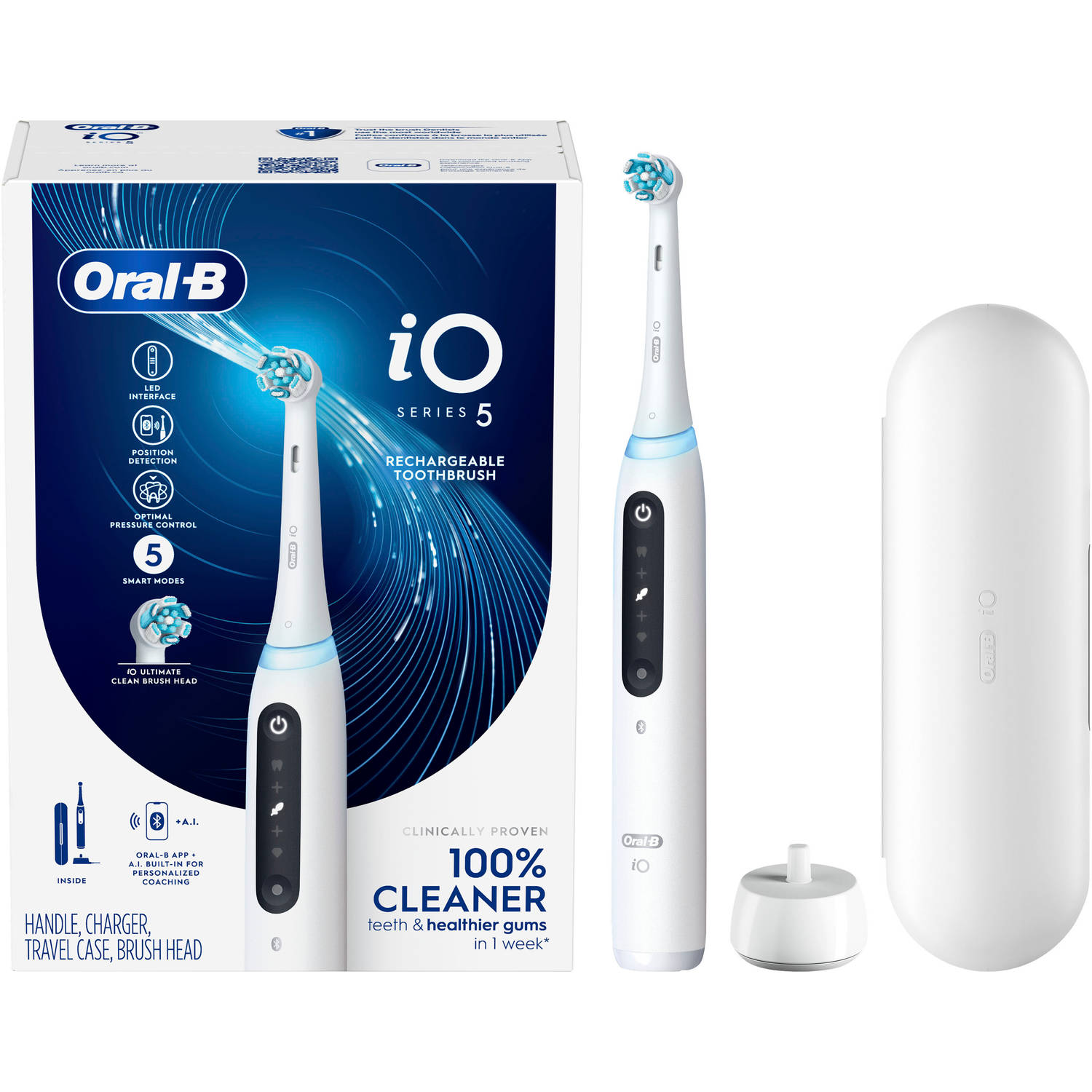 Braun Oral-B iO 5 Elektrische Tandenborstel Wit