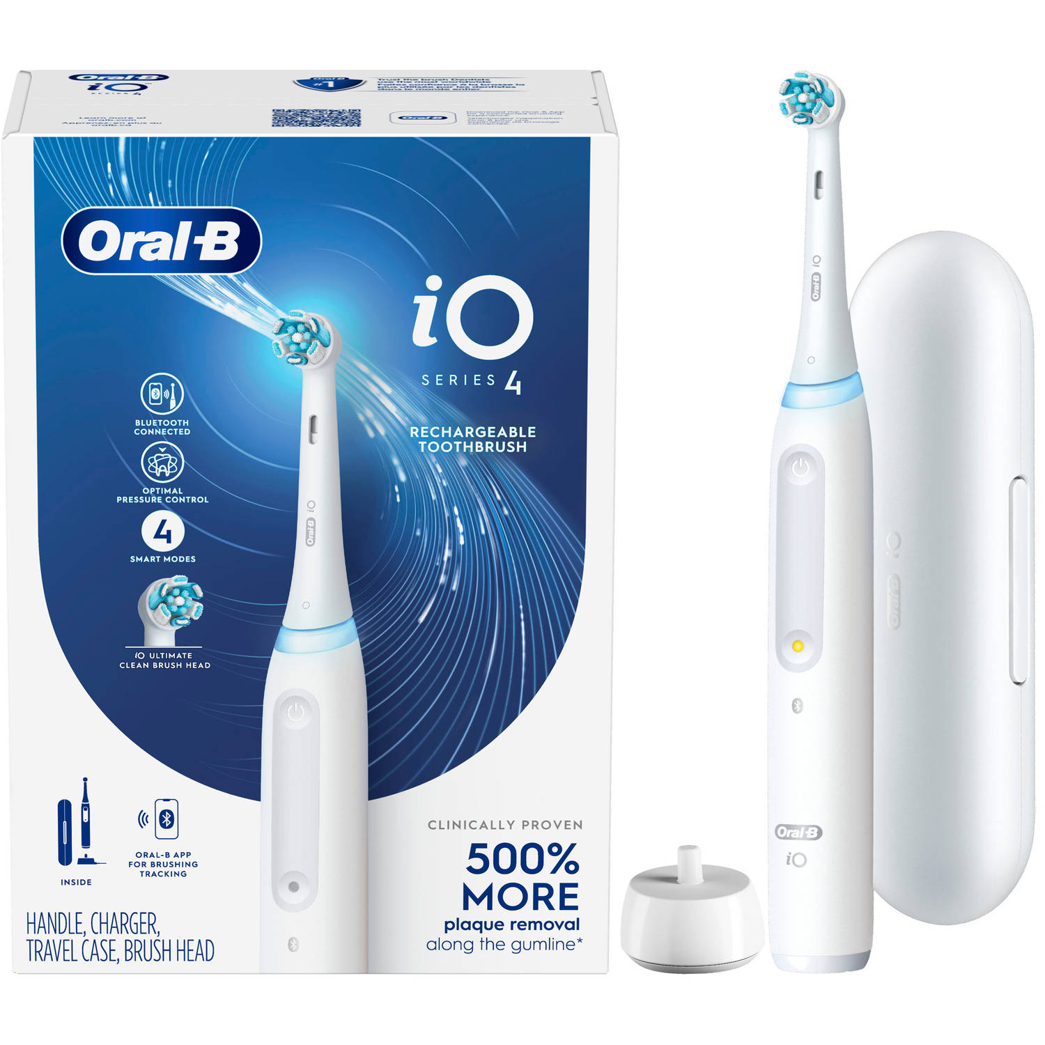 Braun Oral-B iO 4 Elektrische Tandenborstel Wit