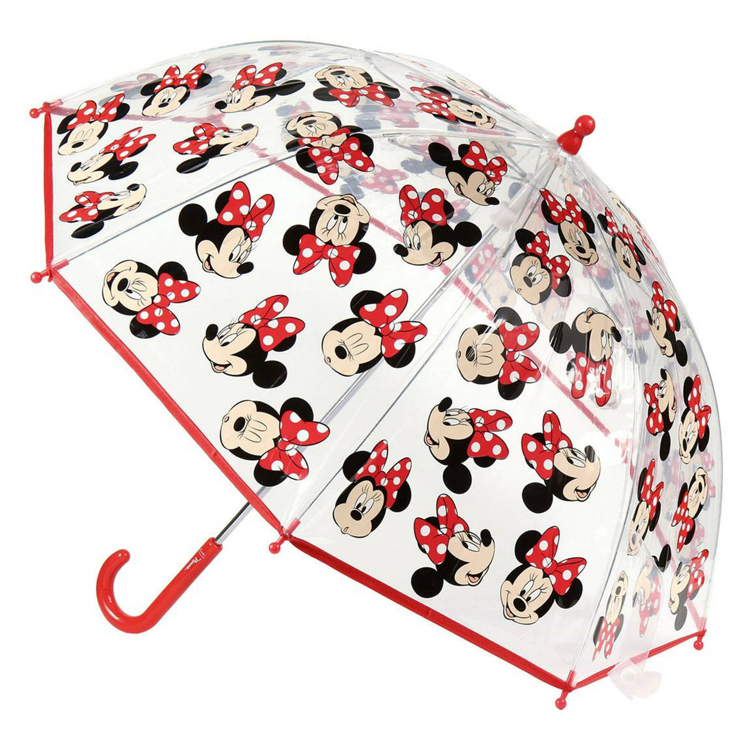 Disney Minnie Mouse paraplu - voor kinderen - gekleurd - D71 cm - Paraplu&apos;s