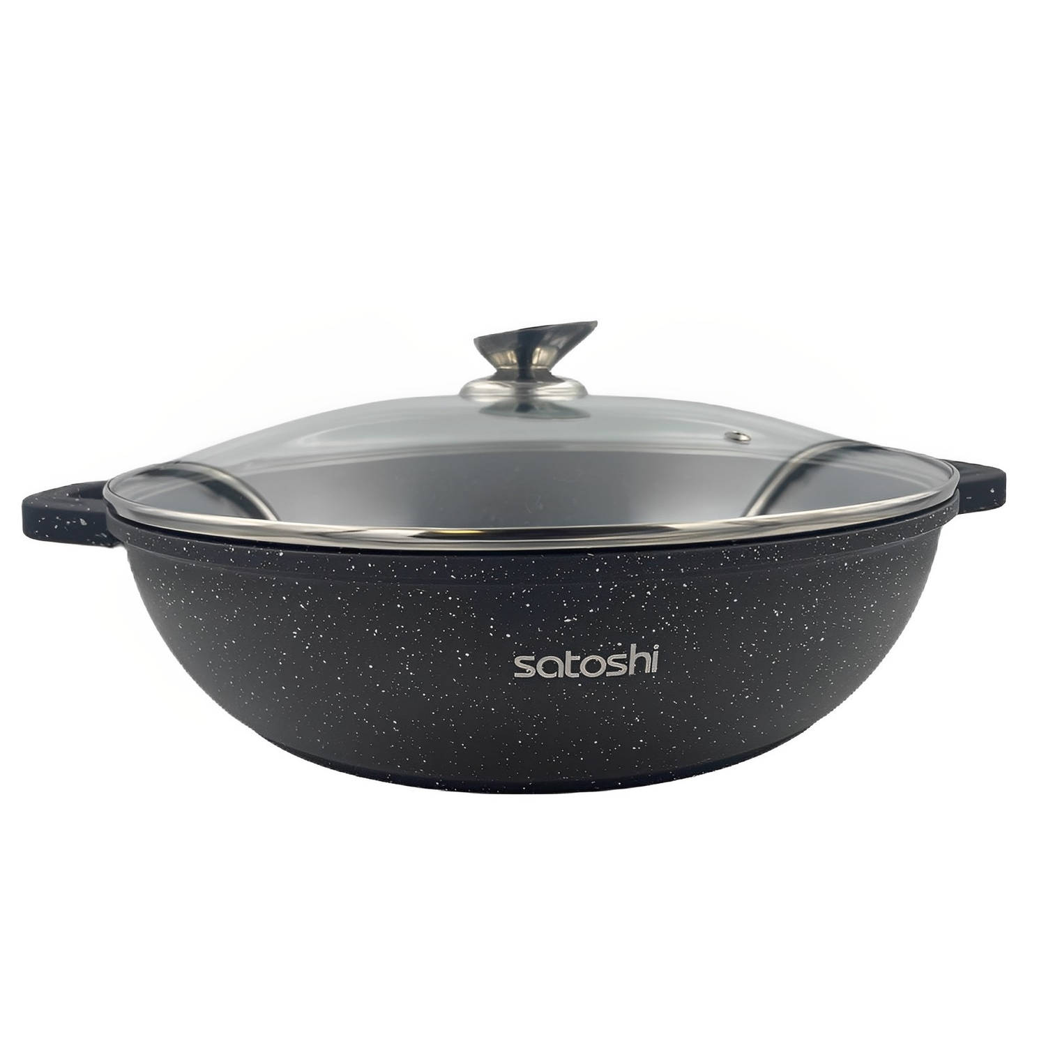 Satoshi Limoges Braadpan Ø40 CM - Marble coating - Afneembare Siliconen Cool-touch handgrepen - 18.7L