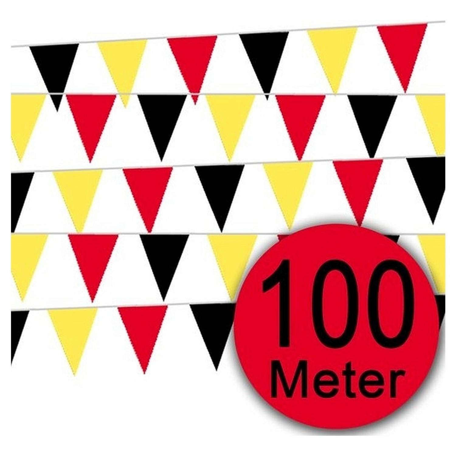 Vlaggenlijn 100 Meter Belgisch Elftal Wk Voetbal