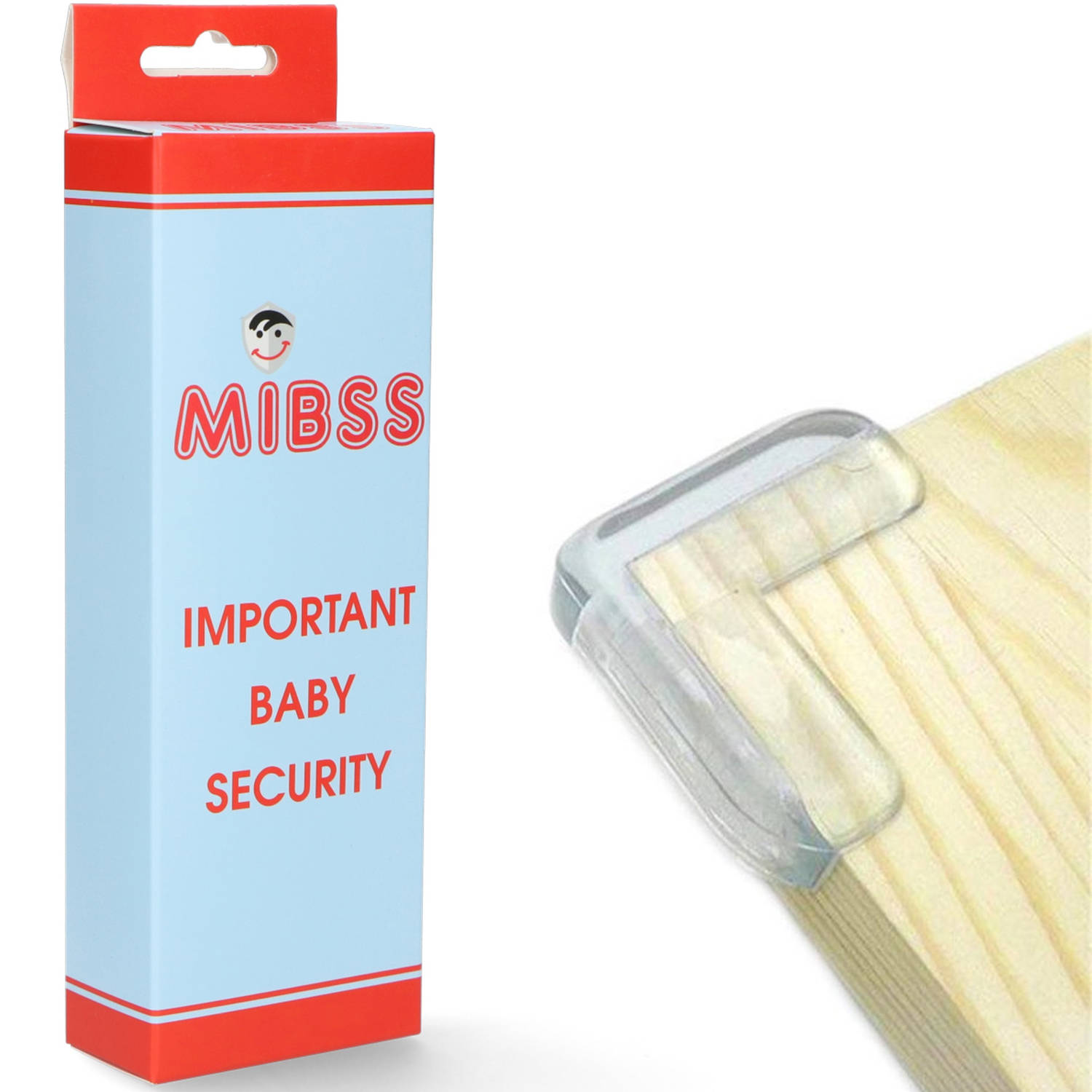 Mibss 16 stuks- safety first hoekbeschermers transparant voor baby en kind - Tafelpunt