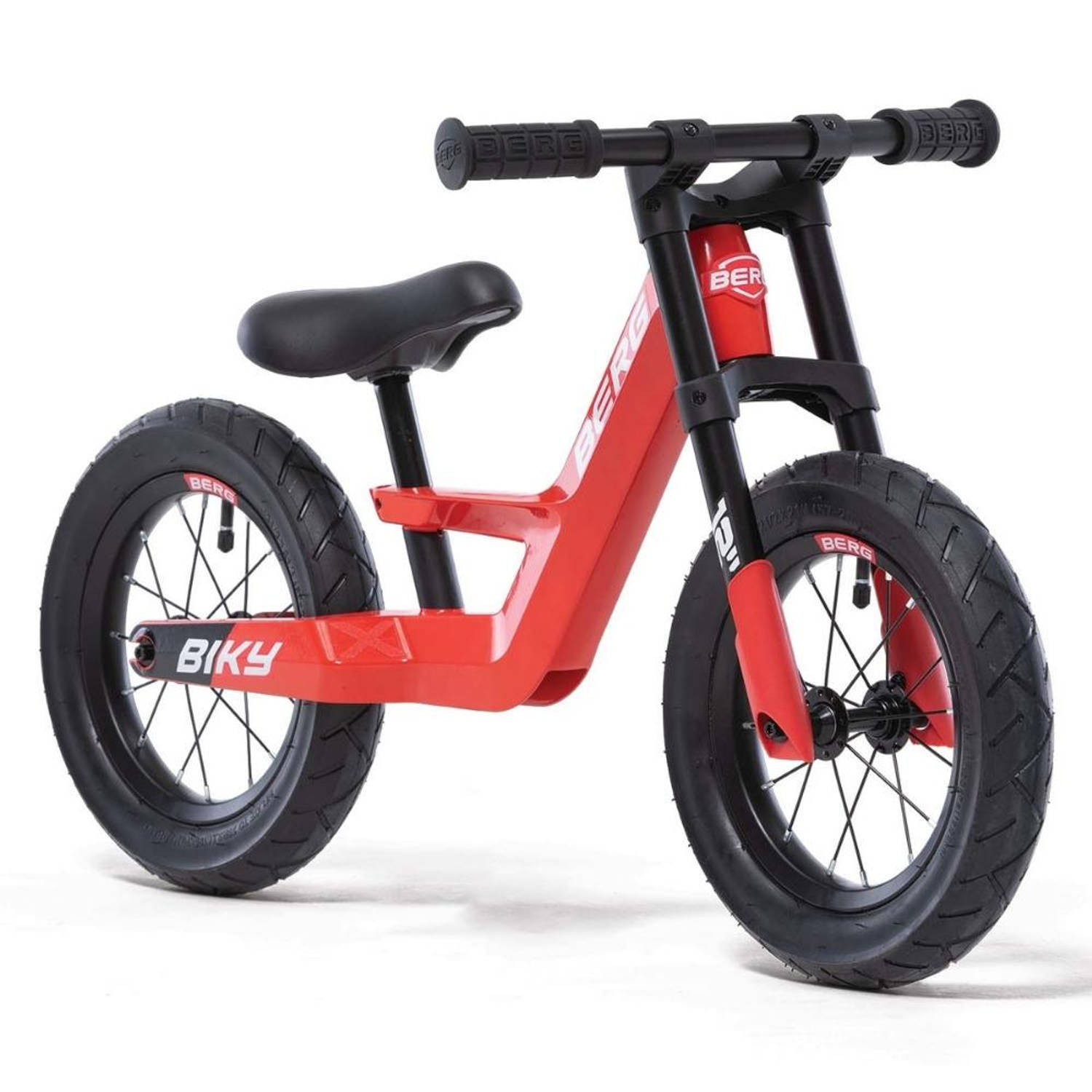 BERG Biky City Loopfiets - Rood - Lichtgewicht frame van magnesium - 2 tot 5 jaar