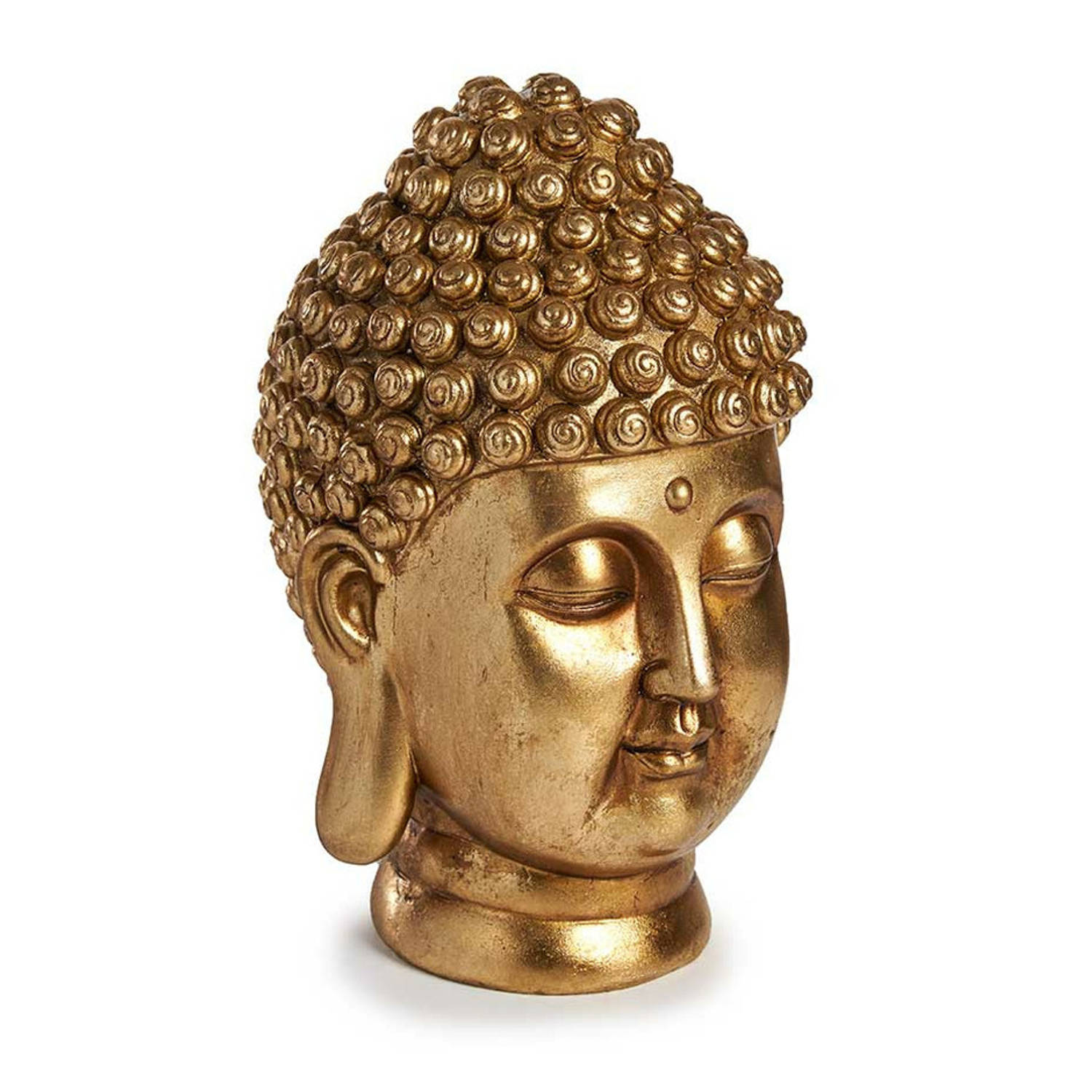 Boeddha hoofd beeld goud 26 cm voor binnen Beeldjes | Blokker