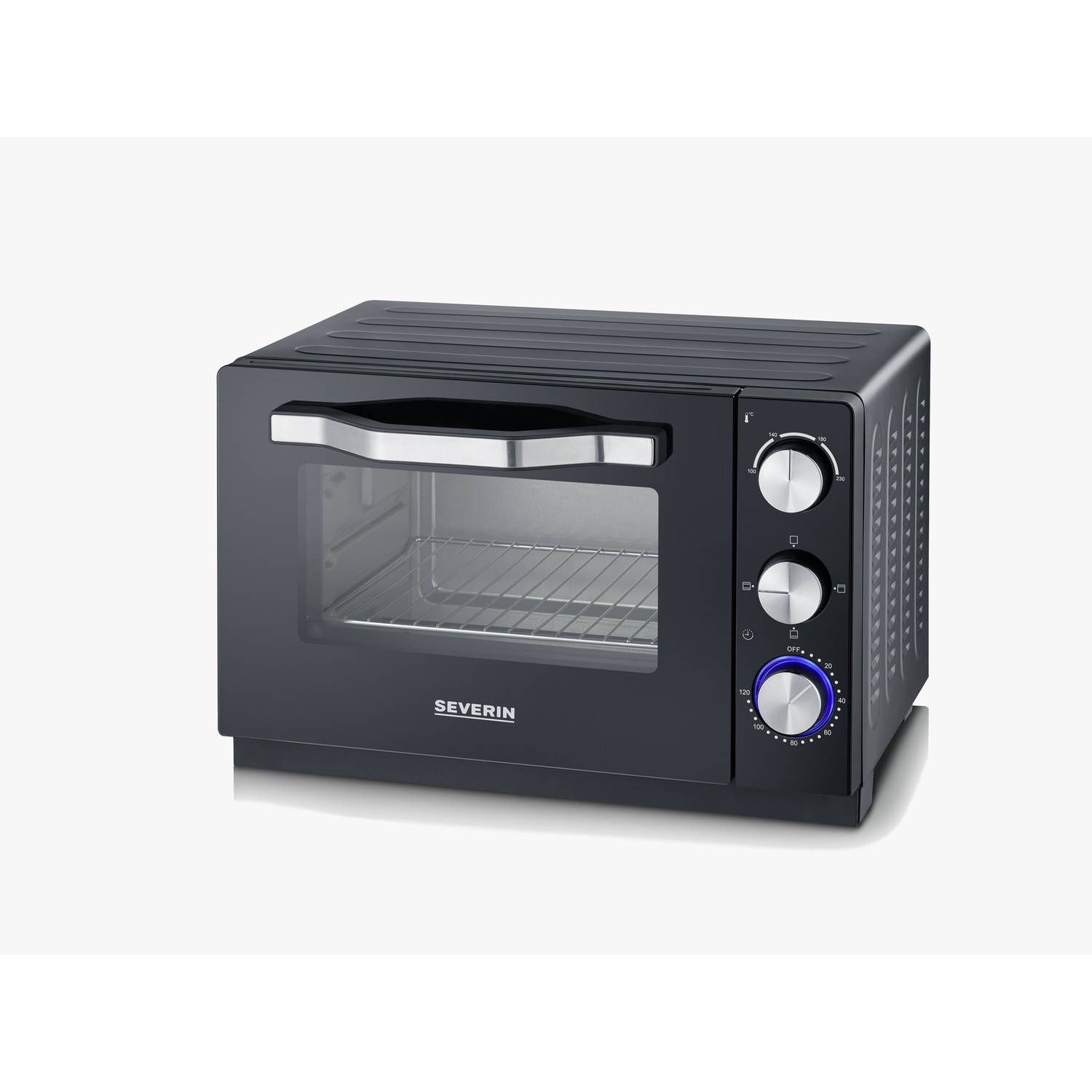 Severin 2070 Mini-oven Grillfunctie, Met pizzafunctie, Timerfunctie 20 l