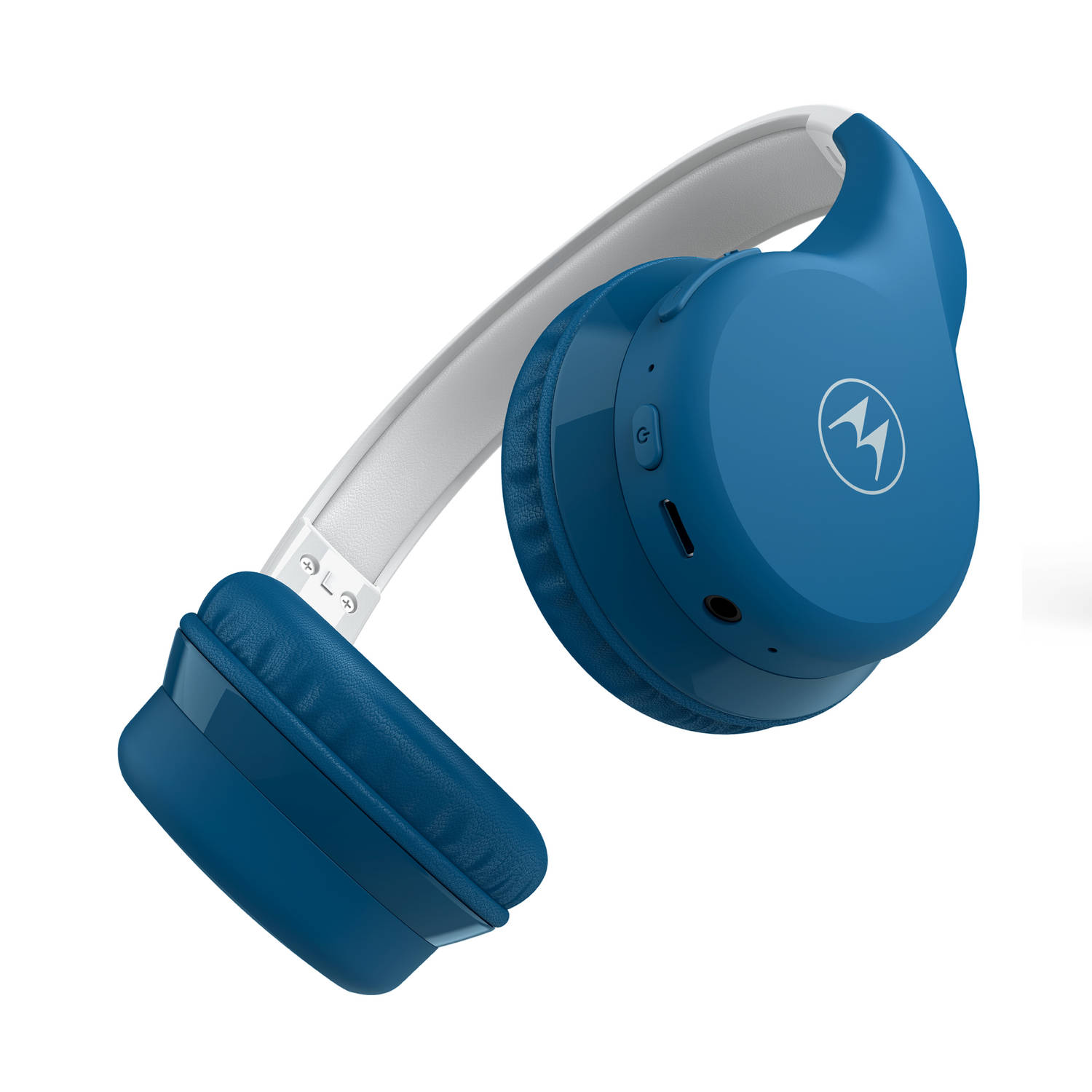 Motorola Sound Kinderkoptelefoon Moto Jr300 Volumebegrenzing Tot 85db Vanaf 3 Jaar Blauw-grijs